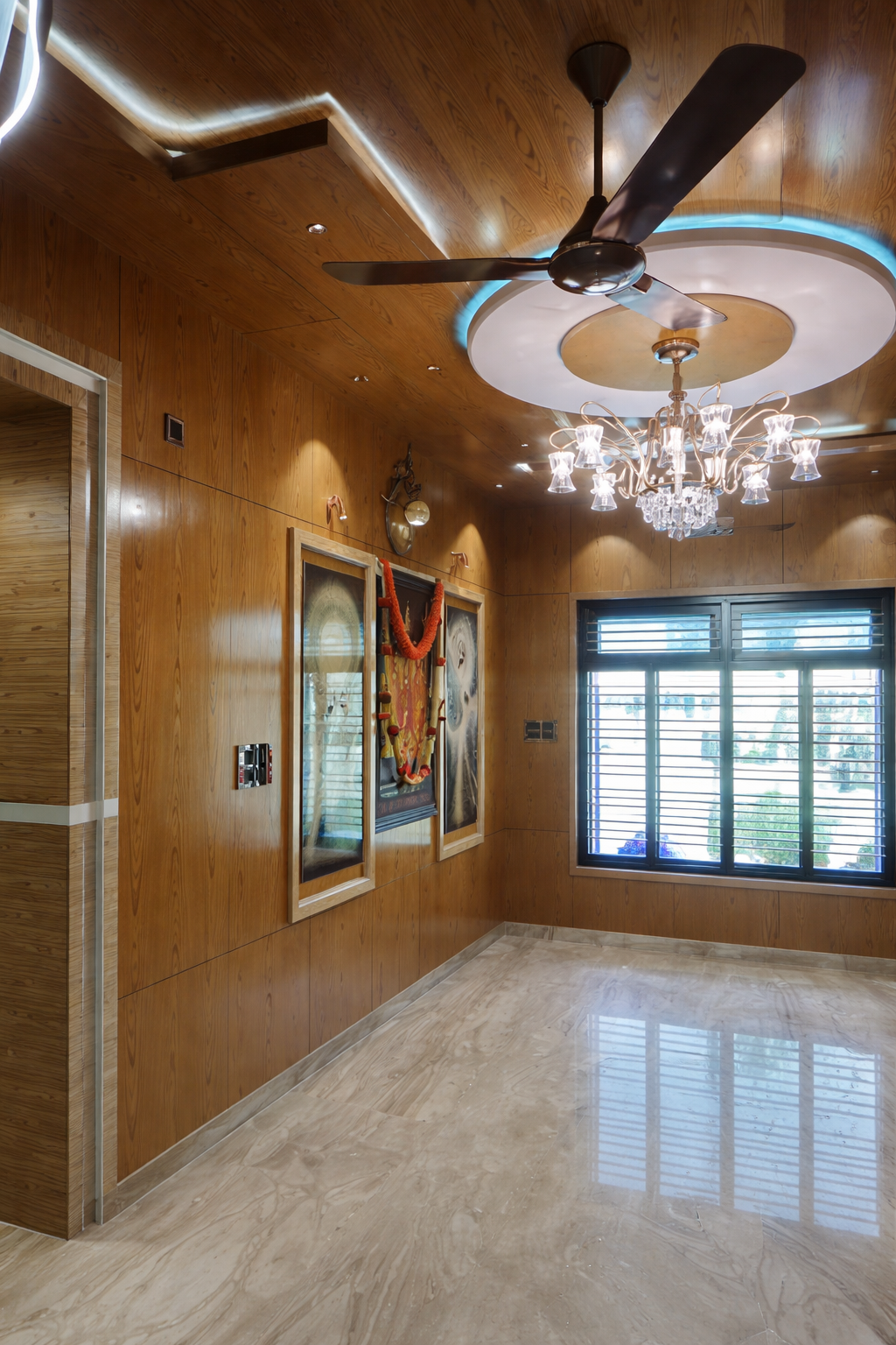 False Ceiling & Lighting in Bangalore by Sree Ambika Interiors